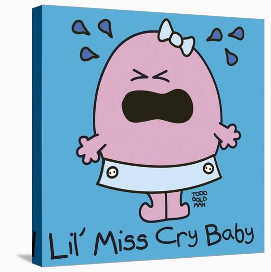 Lil Miss Cry Baby-Todd Goldman-Stretched Canvas