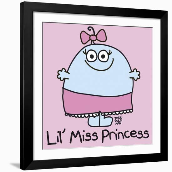 Lil Miss Princess-Todd Goldman-Framed Giclee Print