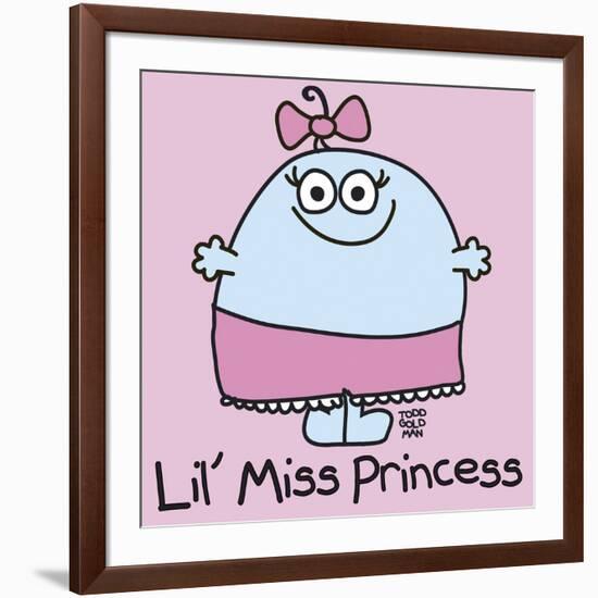 Lil Miss Princess-Todd Goldman-Framed Giclee Print