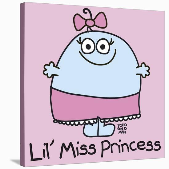 Lil Miss Princess-Todd Goldman-Stretched Canvas