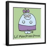 Lil Miss Prissy Pants-Todd Goldman-Framed Giclee Print