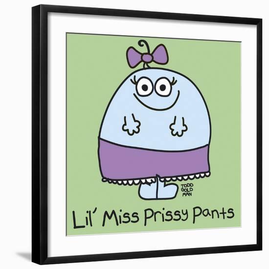 Lil Miss Prissy Pants-Todd Goldman-Framed Giclee Print