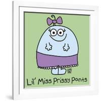 Lil Miss Prissy Pants-Todd Goldman-Framed Giclee Print