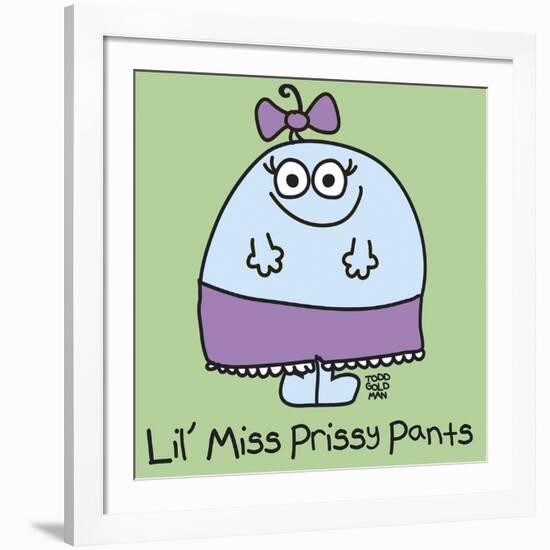 Lil Miss Prissy Pants-Todd Goldman-Framed Giclee Print