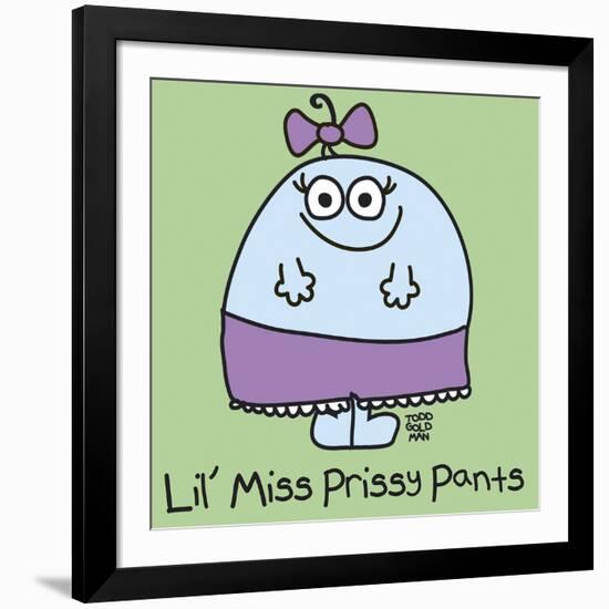 Lil Miss Prissy Pants-Todd Goldman-Framed Giclee Print