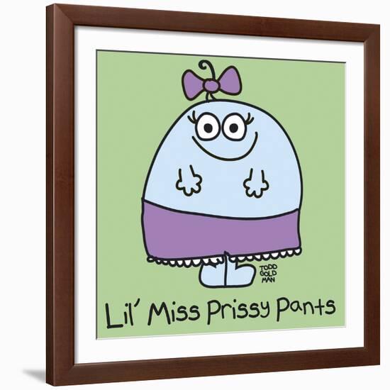 Lil Miss Prissy Pants-Todd Goldman-Framed Giclee Print