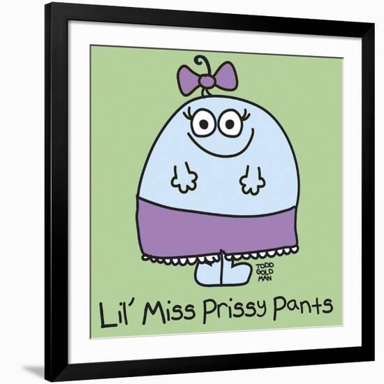 Lil Miss Prissy Pants-Todd Goldman-Framed Giclee Print
