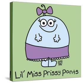 Lil Miss Prissy Pants-Todd Goldman-Stretched Canvas