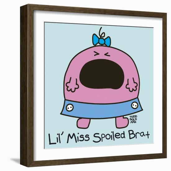 Lil Miss Spoiled Brat-Todd Goldman-Framed Giclee Print