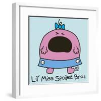 Lil Miss Spoiled Brat-Todd Goldman-Framed Giclee Print