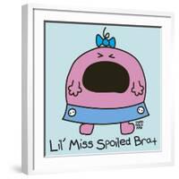 Lil Miss Spoiled Brat-Todd Goldman-Framed Giclee Print