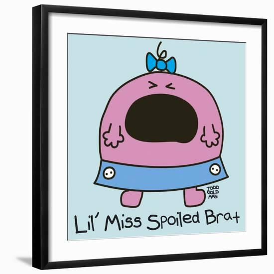 Lil Miss Spoiled Brat-Todd Goldman-Framed Giclee Print