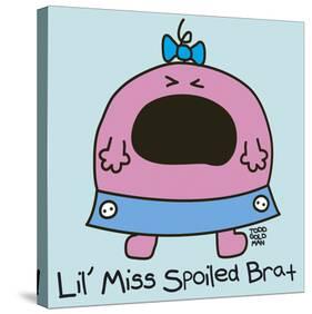 Lil Miss Spoiled Brat-Todd Goldman-Stretched Canvas