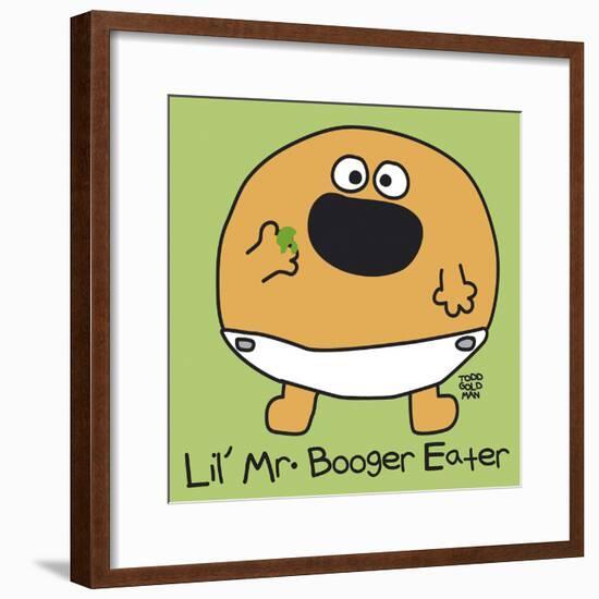 Lil Mr Booger Eater-Todd Goldman-Framed Giclee Print