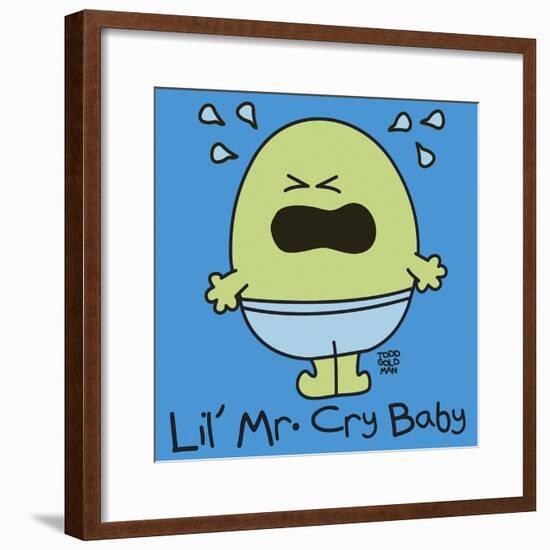 Lil Mr Cry Baby-Todd Goldman-Framed Giclee Print