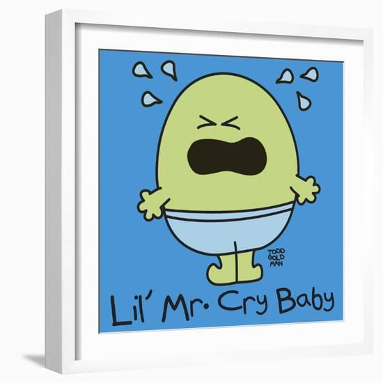 Lil Mr Cry Baby-Todd Goldman-Framed Giclee Print