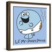 Lil Mr Poopy Pants-Todd Goldman-Framed Giclee Print