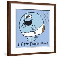 Lil Mr Poopy Pants-Todd Goldman-Framed Giclee Print