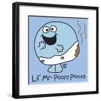 Lil Mr Poopy Pants-Todd Goldman-Framed Giclee Print