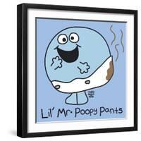 Lil Mr Poopy Pants-Todd Goldman-Framed Giclee Print