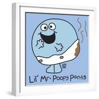 Lil Mr Poopy Pants-Todd Goldman-Framed Giclee Print