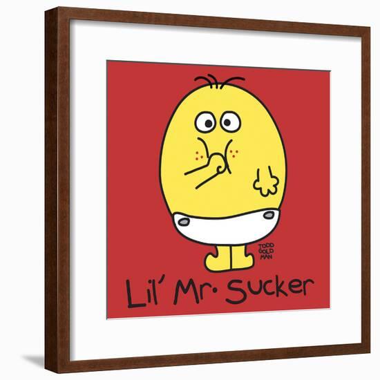 Lil Mr Sucker-Todd Goldman-Framed Giclee Print