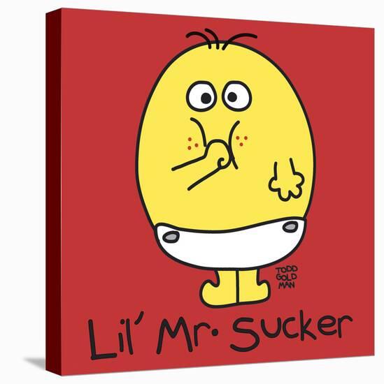 Lil Mr Sucker-Todd Goldman-Stretched Canvas