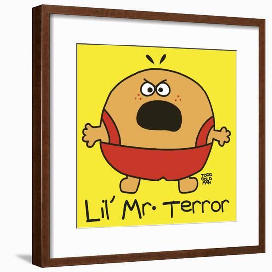 Lil Mr Terror-Todd Goldman-Framed Giclee Print