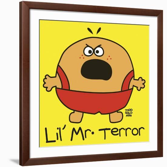 Lil Mr Terror-Todd Goldman-Framed Giclee Print