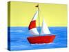 Lil Sailboat-Cindy Thornton-Stretched Canvas