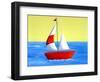 Lil Sailboat-Cindy Thornton-Framed Art Print