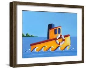 Lil Tugboat-Cindy Thornton-Framed Art Print