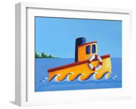 Lil Tugboat-Cindy Thornton-Framed Art Print