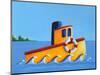 Lil' Tugboat-Cindy Thornton-Mounted Premium Giclee Print