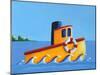 Lil' Tugboat-Cindy Thornton-Mounted Art Print