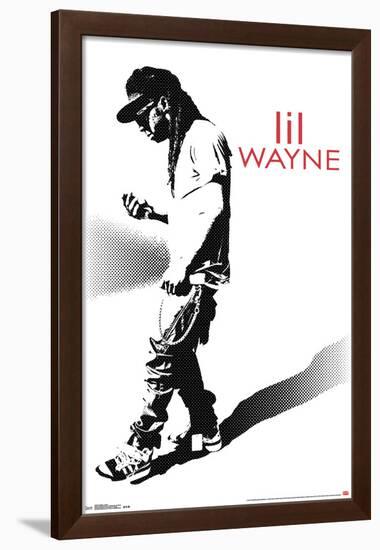 LIL WAYNE - HUSTLE-null-Framed Poster