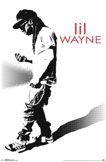 LIL WAYNE - HUSTLE-null-Lamina Framed Poster