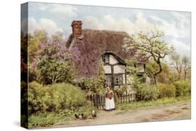 Lilac and Apple Blossoms, Harvington, Worcester-Alfred Robert Quinton-Stretched Canvas