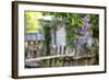 Lilac and Old Wooden Fence-Andrea Haase-Framed Photographic Print