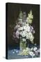 Lilac and Summer Flowers in a Glass Vase-Louis-Remy Matifas-Stretched Canvas