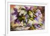 Lilac Bouquet In A Vase-balaikin2009-Framed Art Print