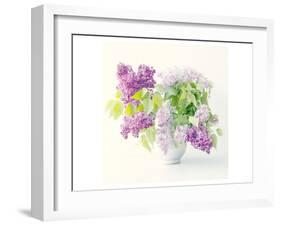 Lilac Bouquet-Judy Stalus-Framed Art Print