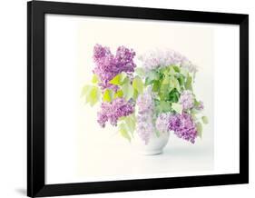 Lilac Bouquet-Judy Stalus-Framed Art Print