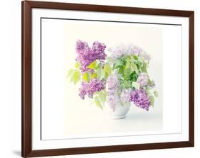 Lilac Bouquet-Judy Stalus-Framed Art Print