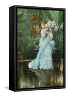 Lilac-Bouquet-James Tissot-Framed Stretched Canvas