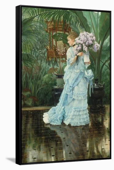 Lilac-Bouquet-James Tissot-Framed Stretched Canvas