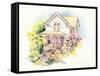 Lilac Farm-Gwendolyn Babbitt-Framed Stretched Canvas