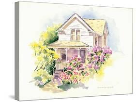 Lilac Farm-Gwendolyn Babbitt-Stretched Canvas