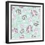 Lilac Florals Pattern-Kimberly Allen-Framed Art Print