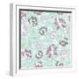 Lilac Florals Pattern-Kimberly Allen-Framed Art Print